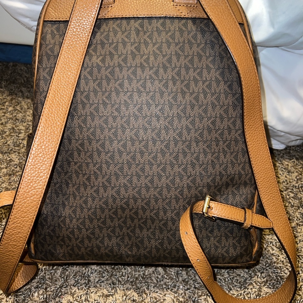 Authentic Michael Kors Logo Backpack - image 5